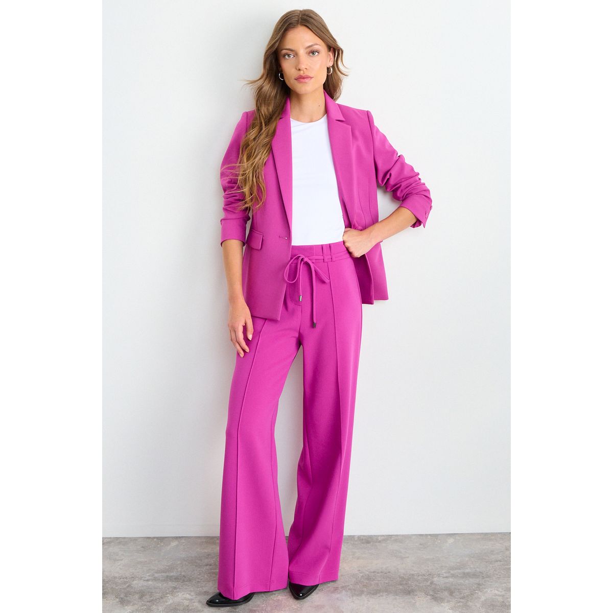 IO - Pantalon Liso Mujer Morado Io