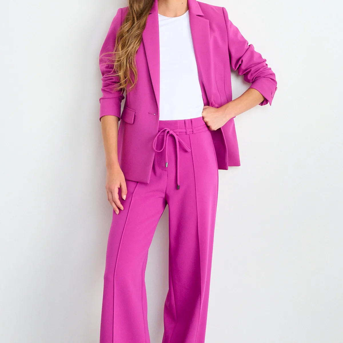 IO - Pantalon Liso Mujer Morado Io