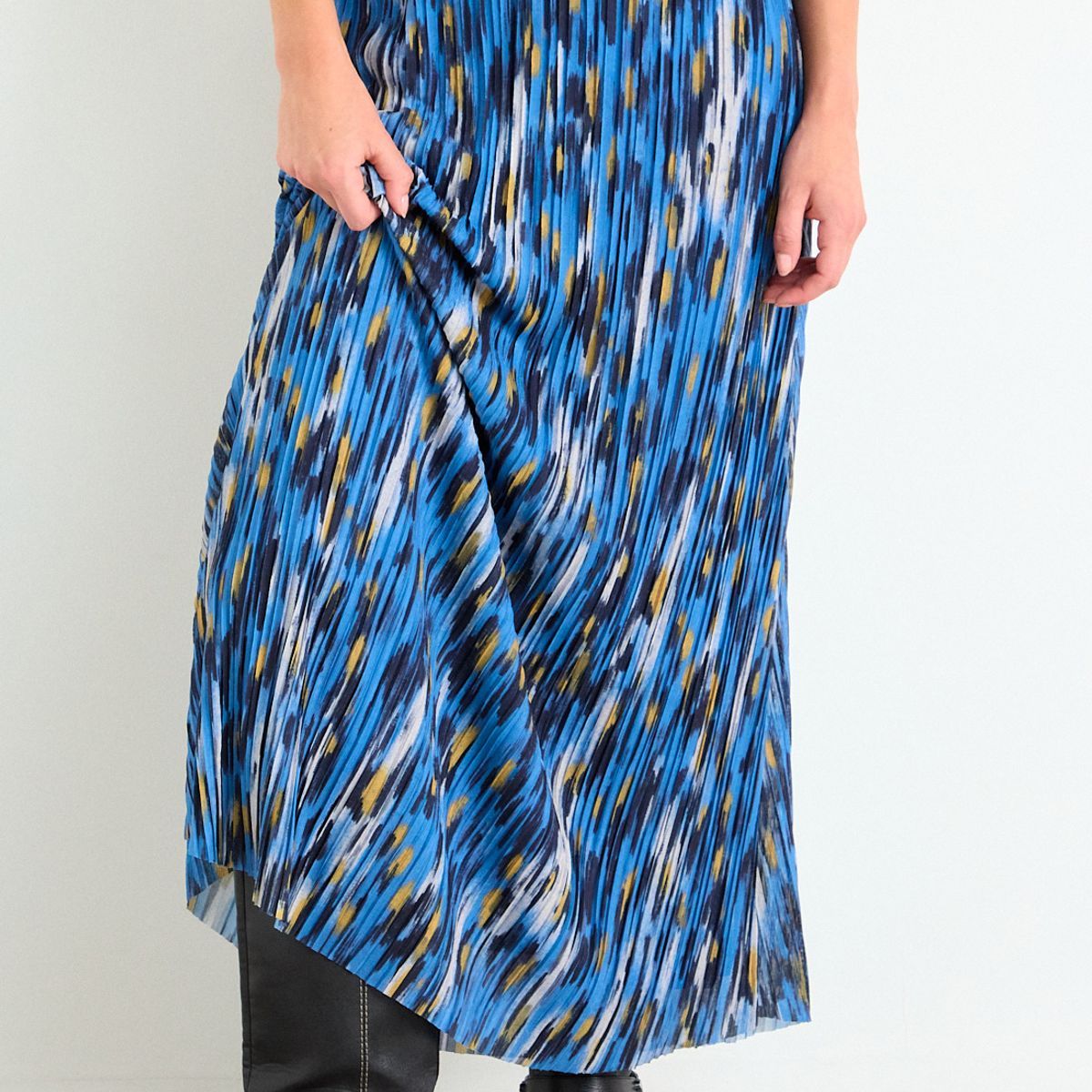 IO - Falda Fantasia Larga Mujer Celeste Io