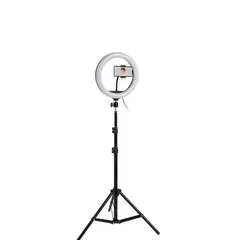 GENERICO - Aro De Luz Led Grande 31cm 12 Con Tripode 2.1m Tik Tok Color de la estructura Blanco