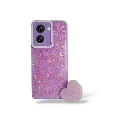 Generico Carcasa Para Xiaomi Redmi A5 Glitter Brillo Lila