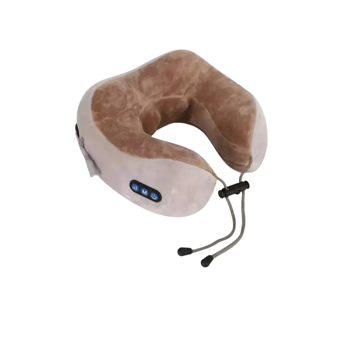 GENERICO - Masajeador Almohada Eléctrico Cuello Cervical Recargable Color Gris