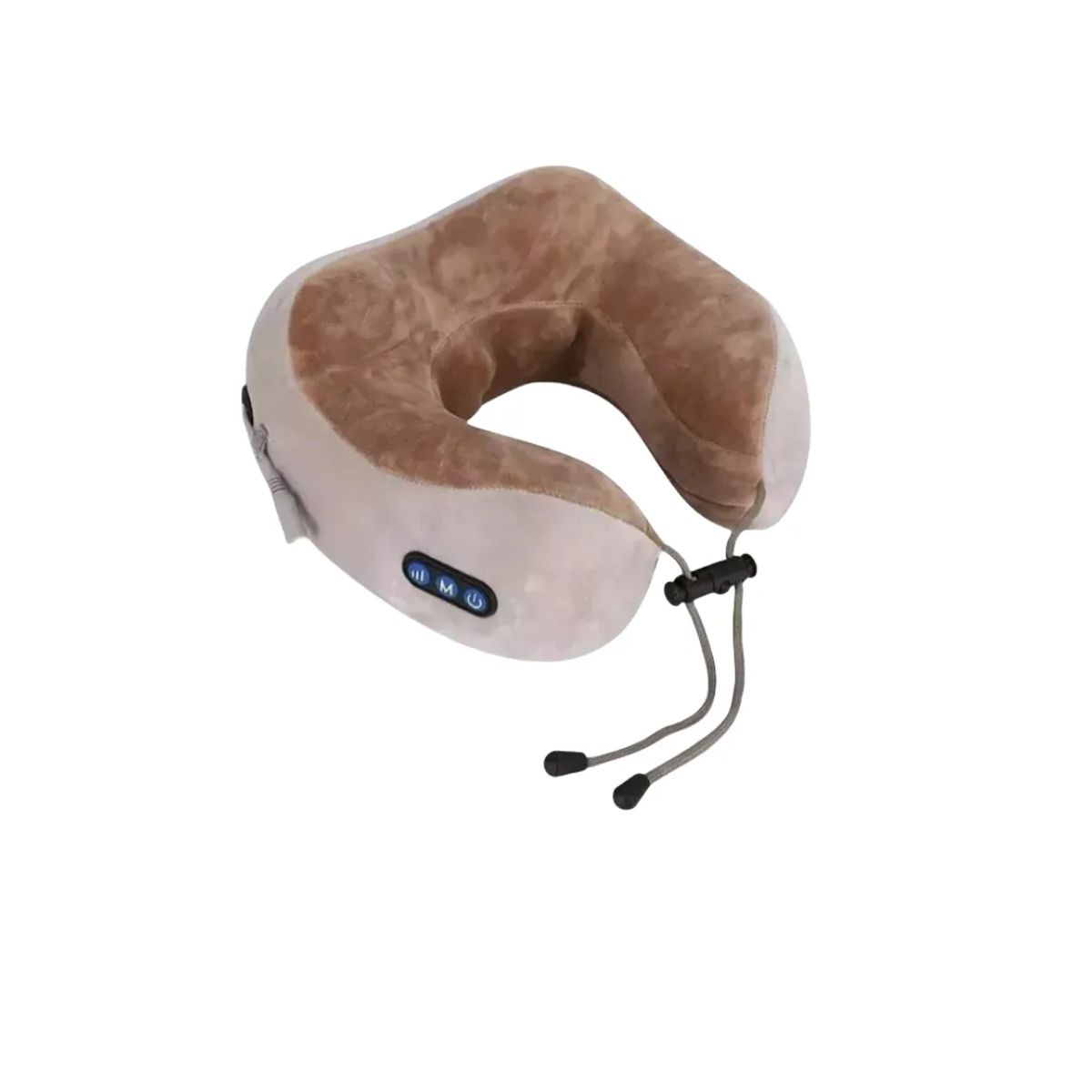 GENERICO - Masajeador Almohada Eléctrico Cuello Cervical Recargable Color Gris