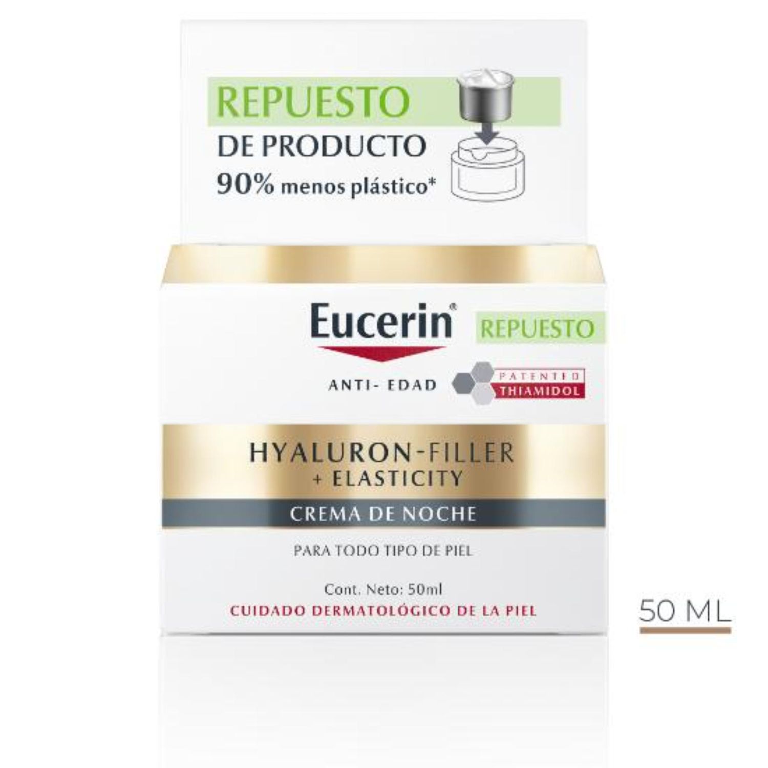 Refill Crema Hyaluron-Filler + Elasticity Noche 50ml - zoomed image 1