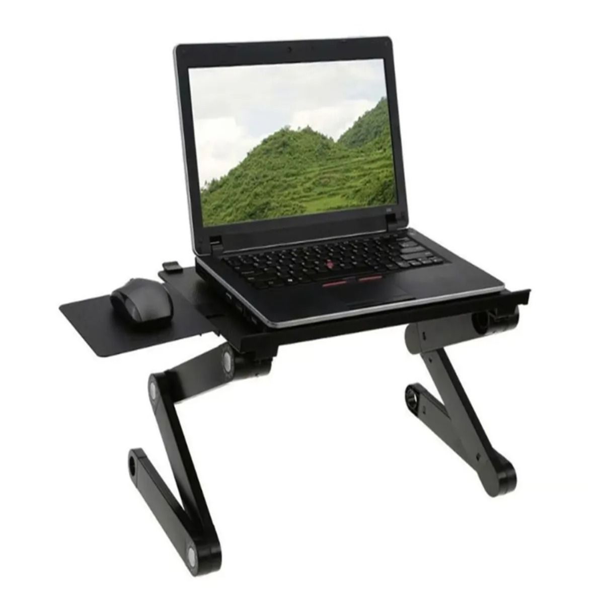 MOVI - Mesa Portátil Ajustable para Notebook con Soporte 360° y Ventilación