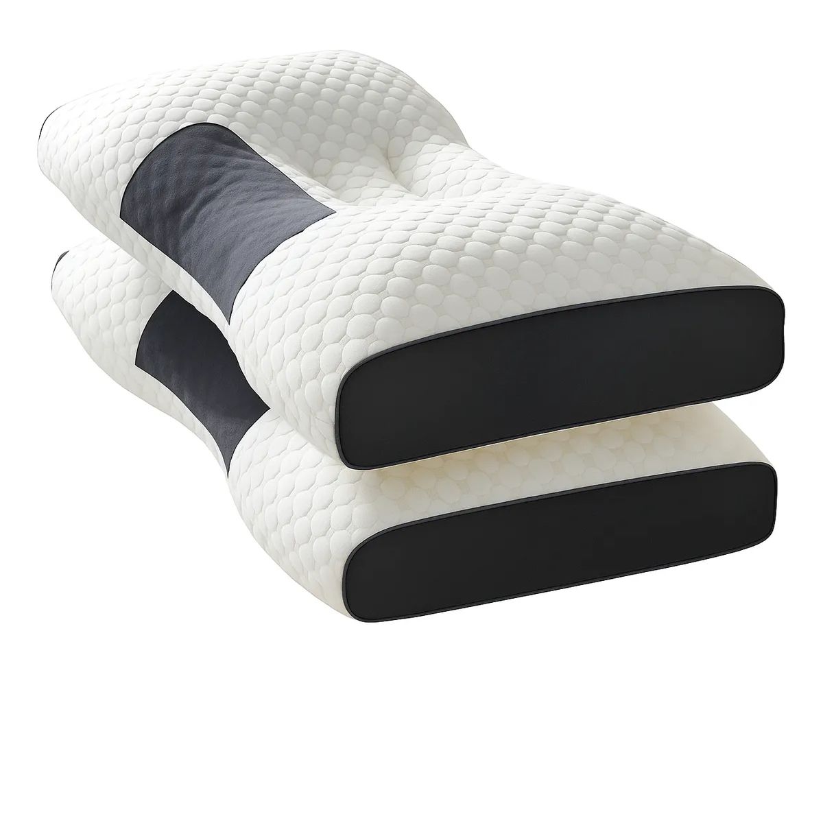 GENERICO - Pack X2 Almohada Ergonomica Ortopedica Cervical Cojin Cuello