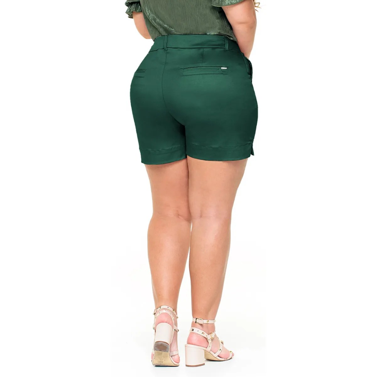 TRUCCOS JEANS - Short Talla Grande Mujer Algodón - Elasticado Colombiano P2415