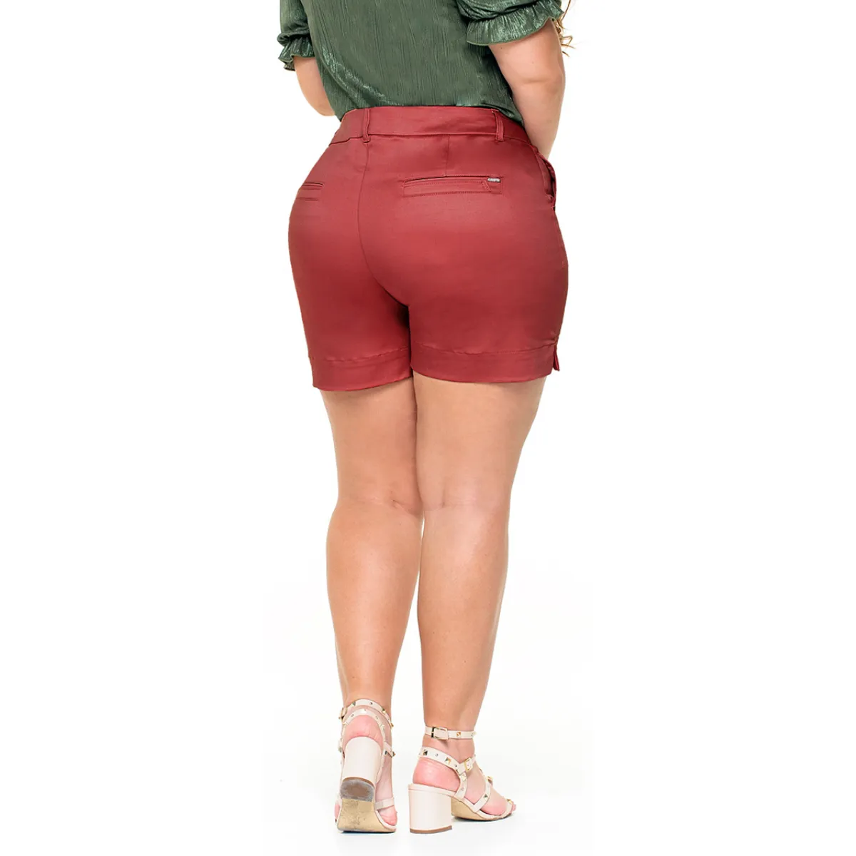 TRUCCOS JEANS - Short Talla Grande Mujer Algodón - Elasticado Colombiano P2415