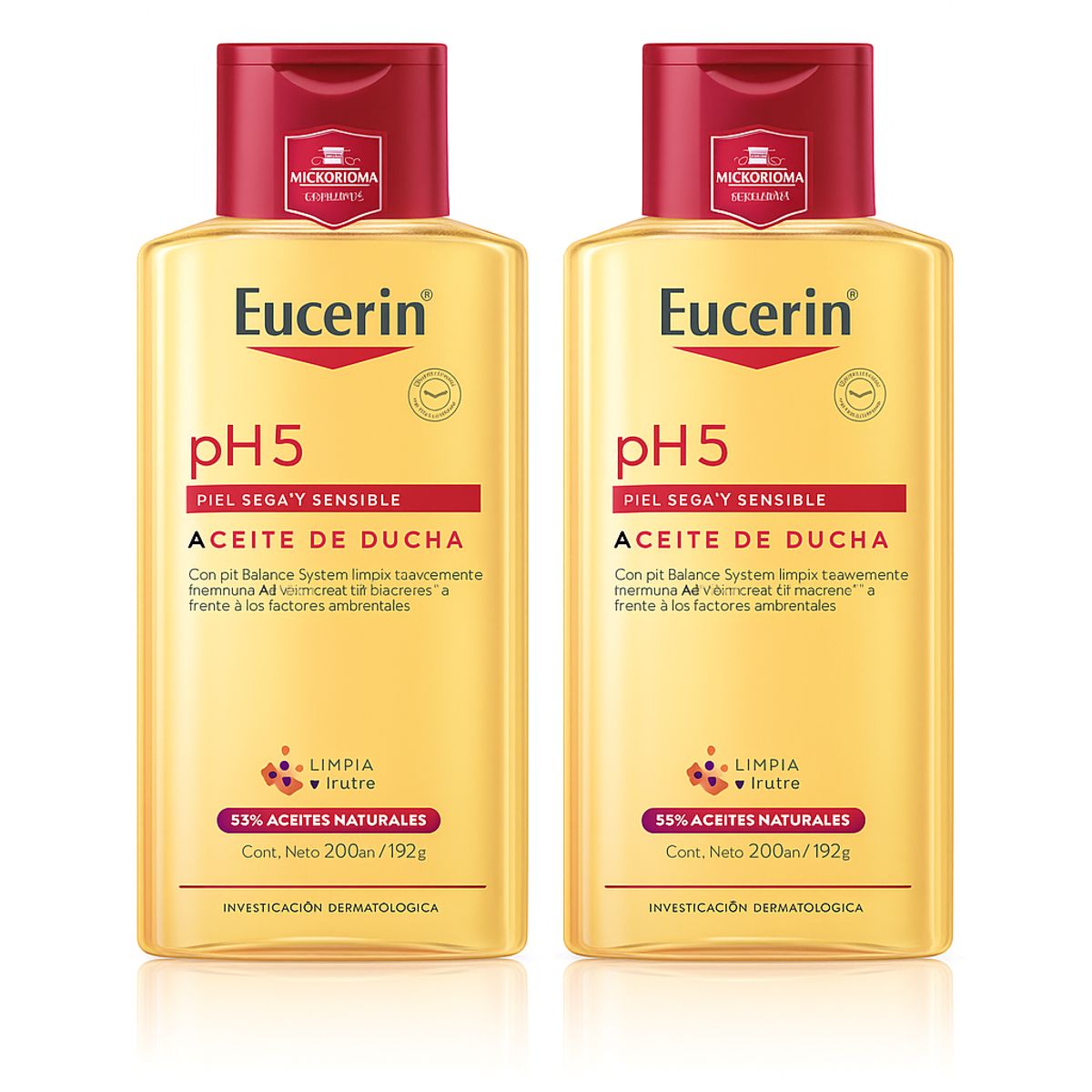 EUCERIN - Pack 2 Aceite De Ducha Eucerin Ph5 200ml