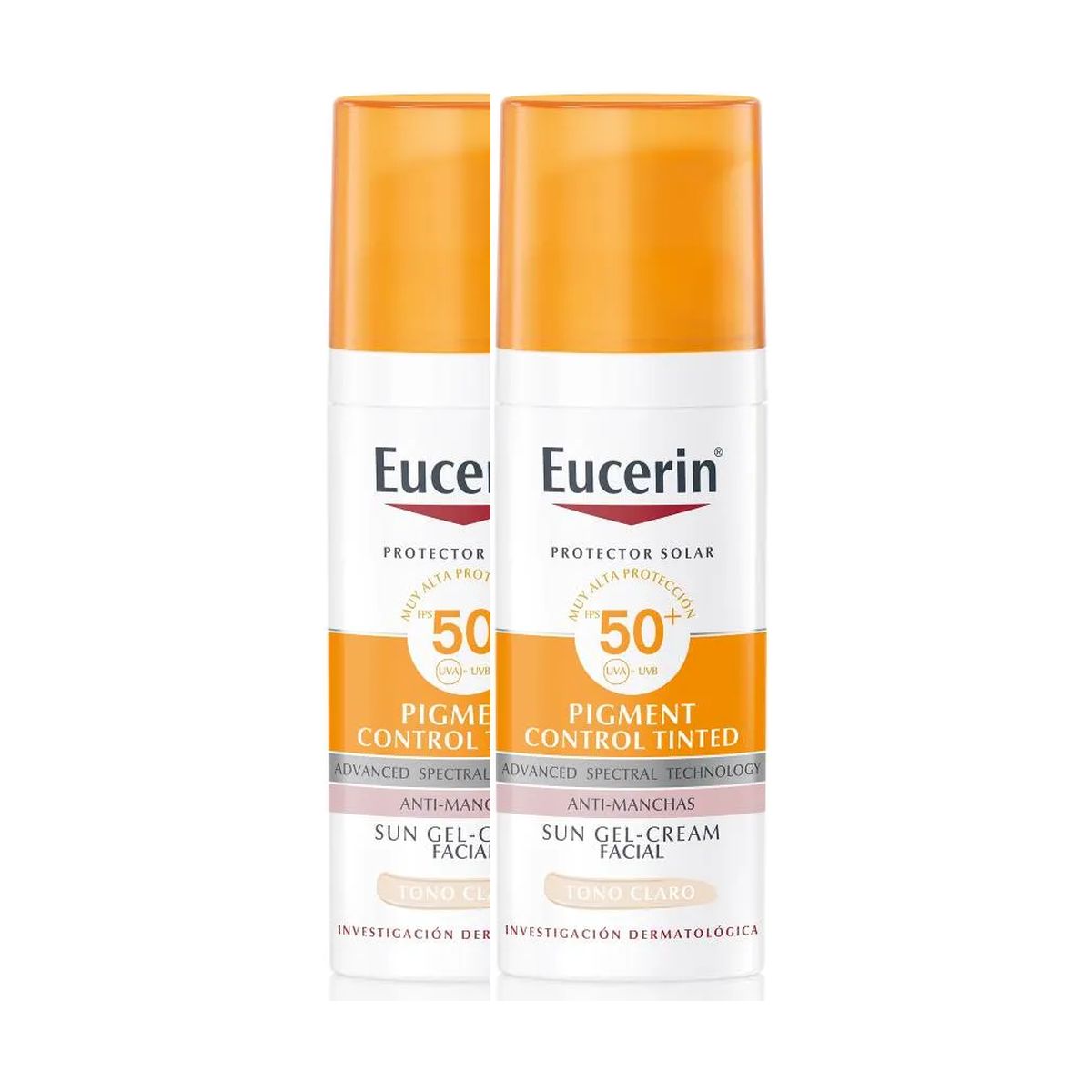 EUCERIN - Pack2 Protector Solar Pigment Control Tono Claro Eucerin 50m