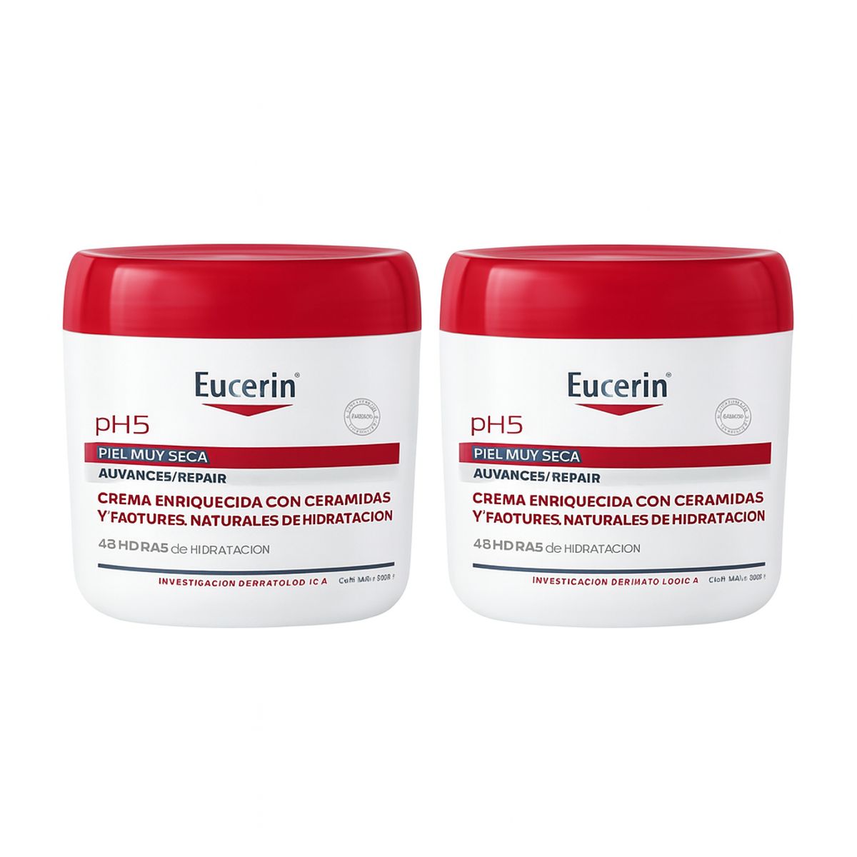 EUCERIN - Pack 2 Crema Corporal Eucerin Ph5 Advanced Repair Tarro 450ml