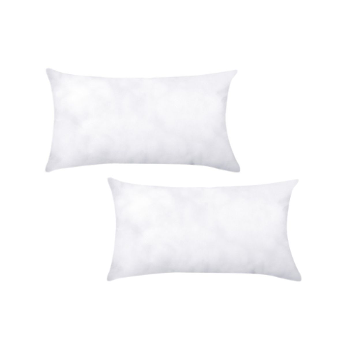 GENERICO - Pack De 2 Relleno De Almohadas 30x50cm Cojines Pequeños