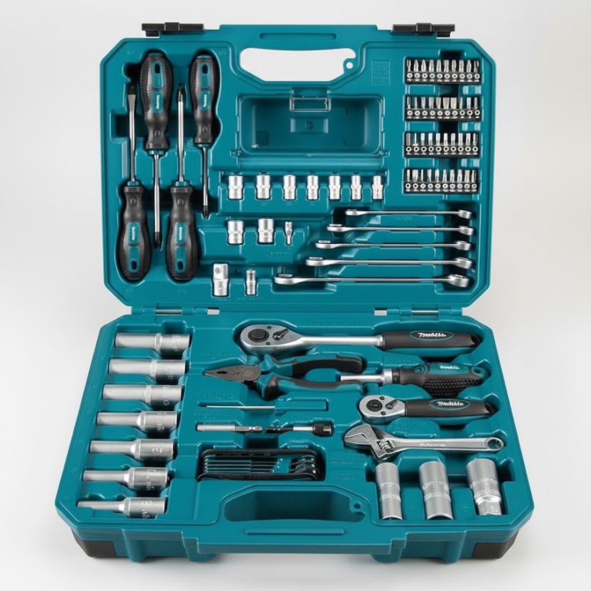 MAKITA - Set Herramienta Manual 87 Piezas Maleta Makita E-08458