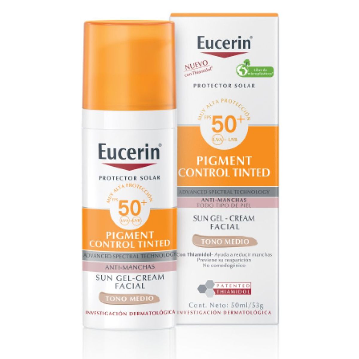 EUCERIN - Pack2 Protector Solar Pigment Control Tono Med Eucerin 50ml