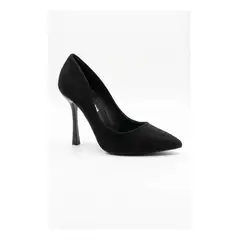 BOVINITA - Zapato Mujer Stiletto Negro Taco Aguja Taco Alto Plataforma