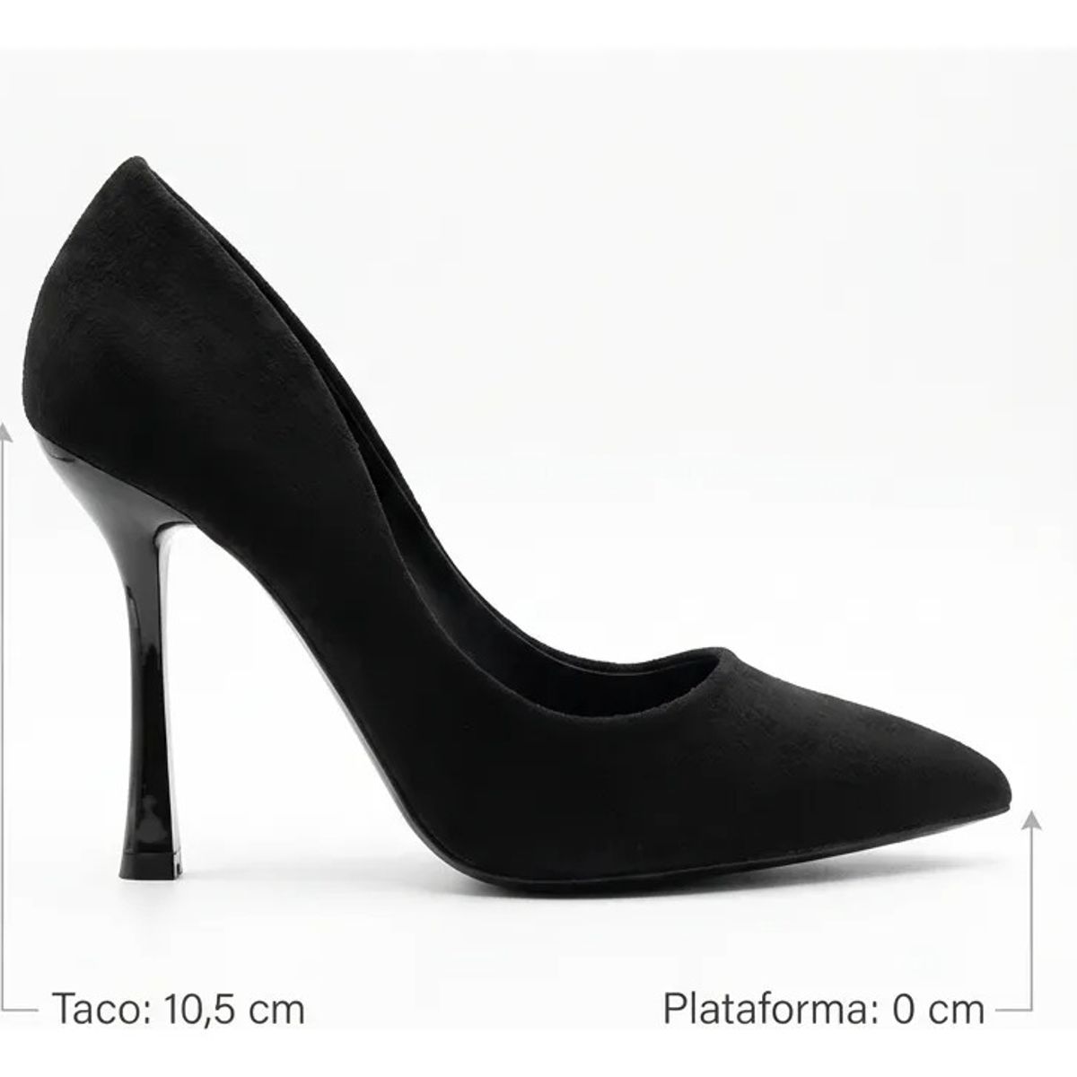 BOVINITA - Zapato Mujer Stiletto Negro Taco Aguja Taco Alto Plataforma