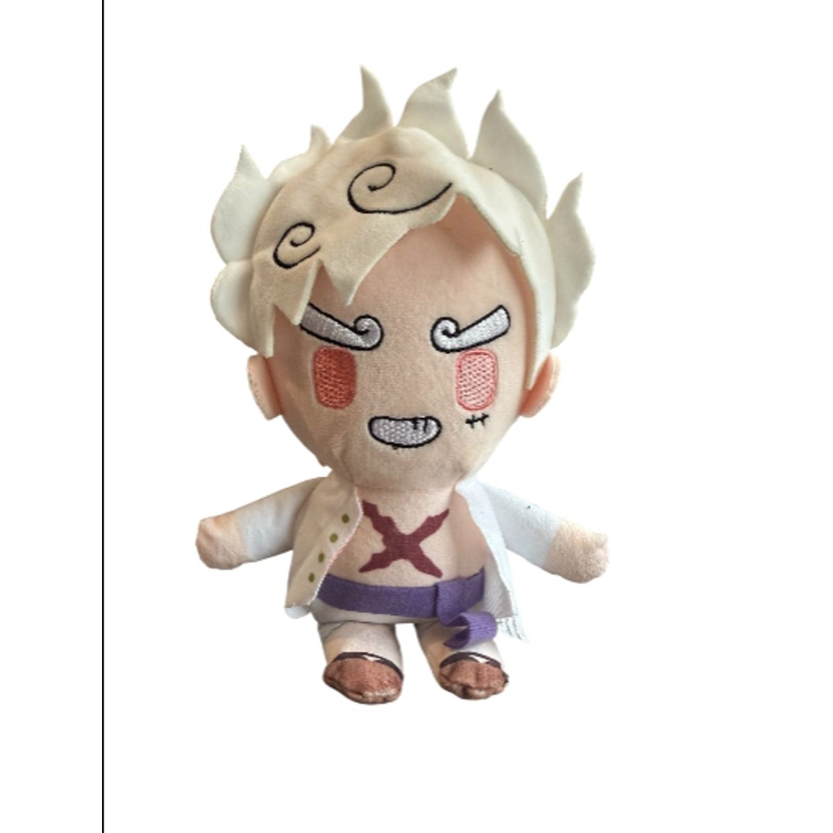 GENERICO - Peluche Luffy Gear 5 de one peiece 23cm