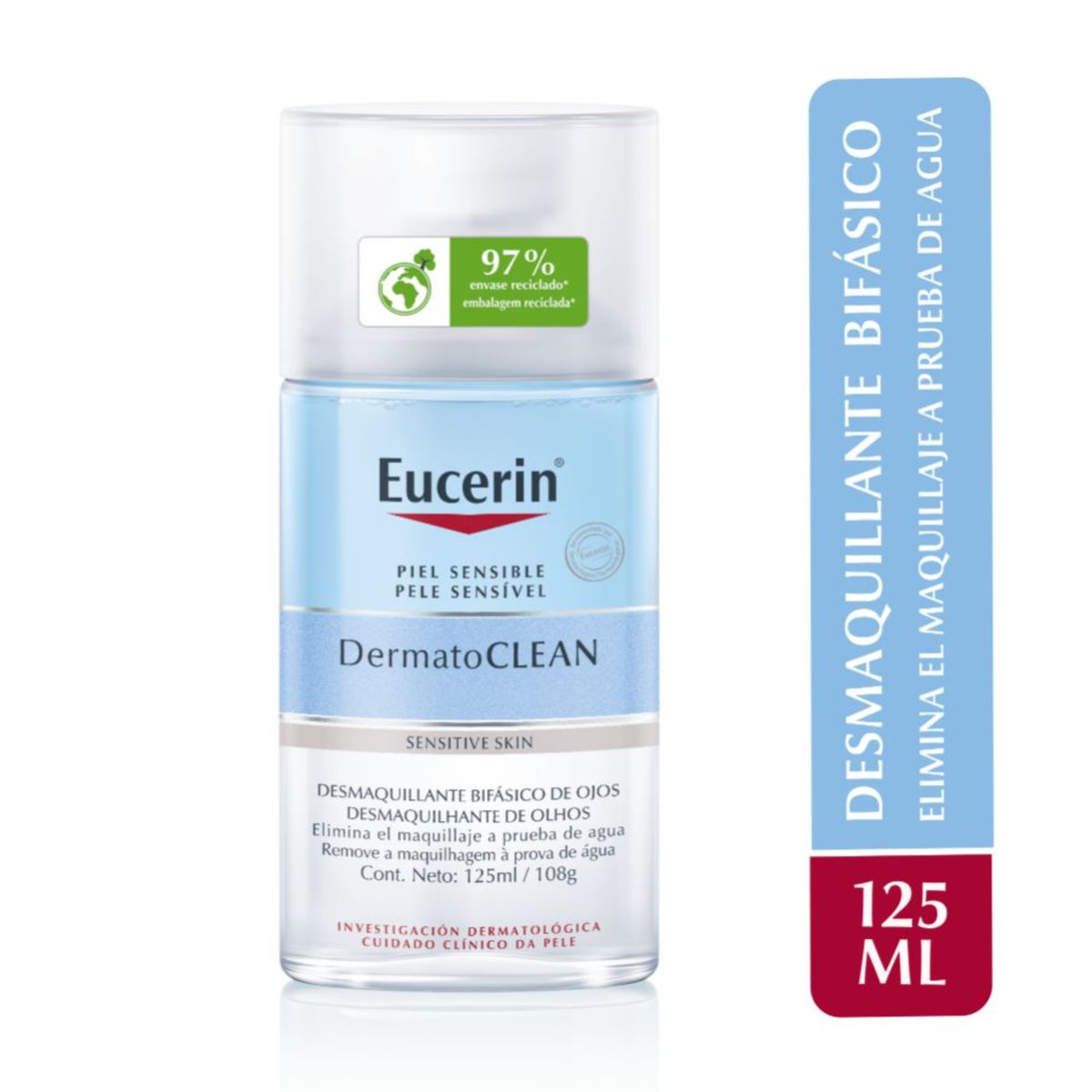 EUCERIN - Eucerin Dermatoclean Desmaquillante Bifásico De Ojos 125ml