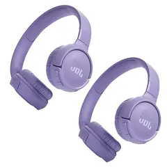 JBL - Set 2 De Audifonos Inalámbrico Tipo Diadema Tune 520BT Bluetooth 53 -Morado