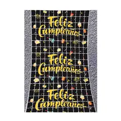 GENERICO - Cortina Feliz Cumpleaños 100x200cm