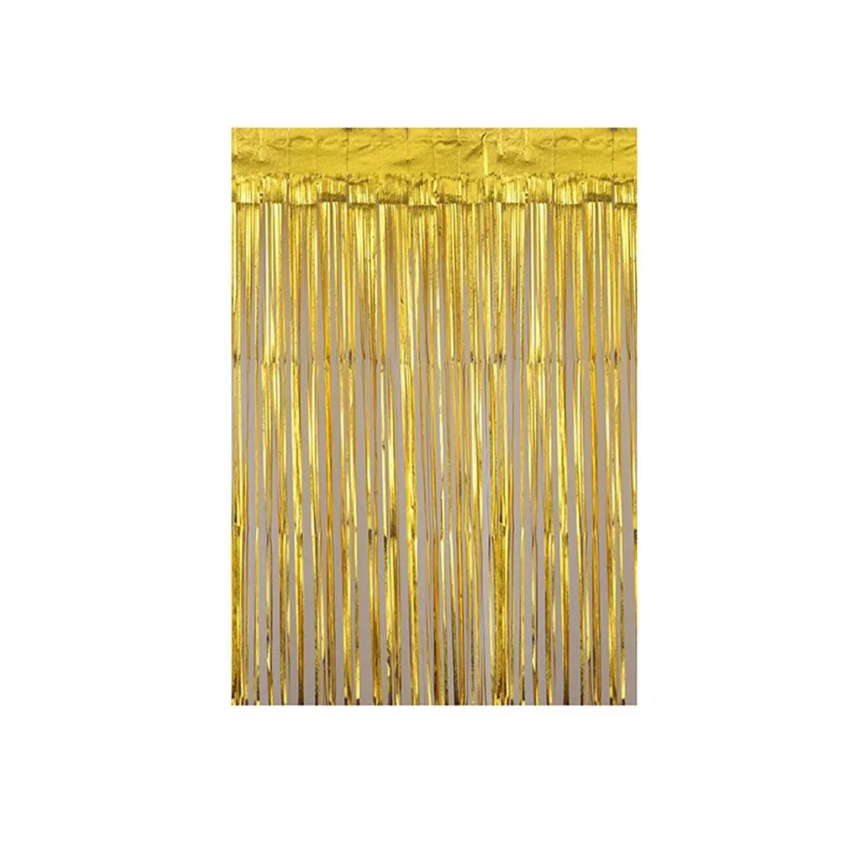 GENERICO - Cortina Cotillon Dorada 100x200cm