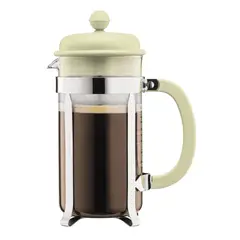 BODUM - Cafetera Prensa Francesa Caffettiera 1 Lts. – Acero Inoxidable y Vidrio Borosilicato