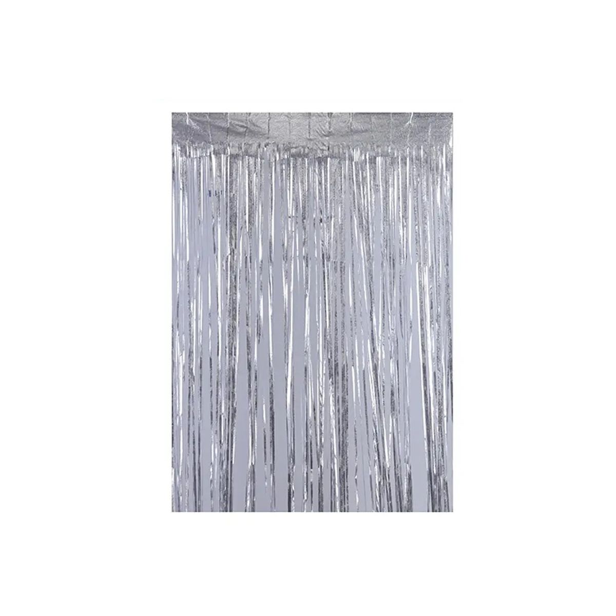 GENERICO - Cortina Cotillon Plateada 100x200cm