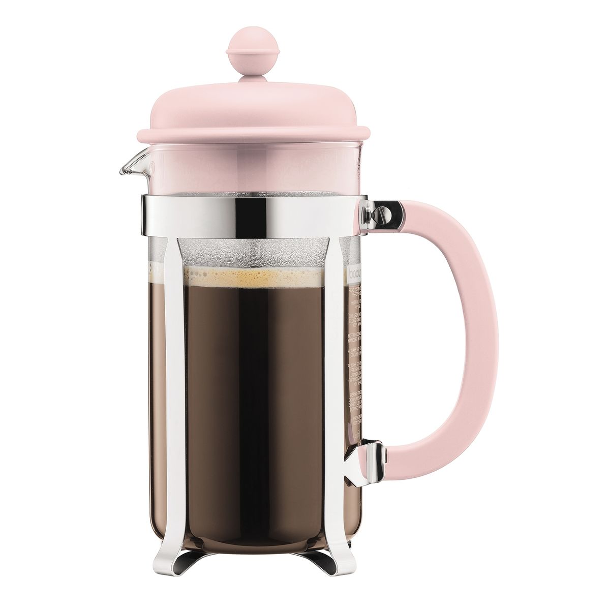BODUM - Cafetera Prensa Francesa Bodum Caffettiera 1 Lts. – Acero Inoxidable y Vidrio Borosilicato