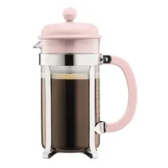 BODUM - Cafetera Prensa Francesa Caffettiera 1 Lts. – Acero Inoxidable y Vidrio Borosilicato