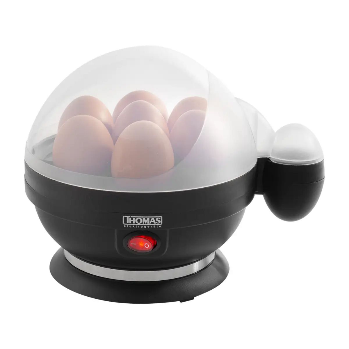 THOMAS - Cocedor de Huevos Thomas TH-80 7 Gallina 19 Codorniz Vapor