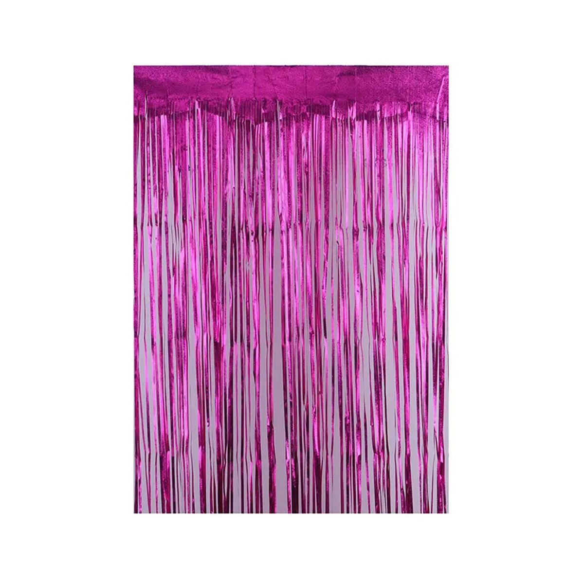 GENERICO - Cortina Cotillon Fucsia 100x200cm