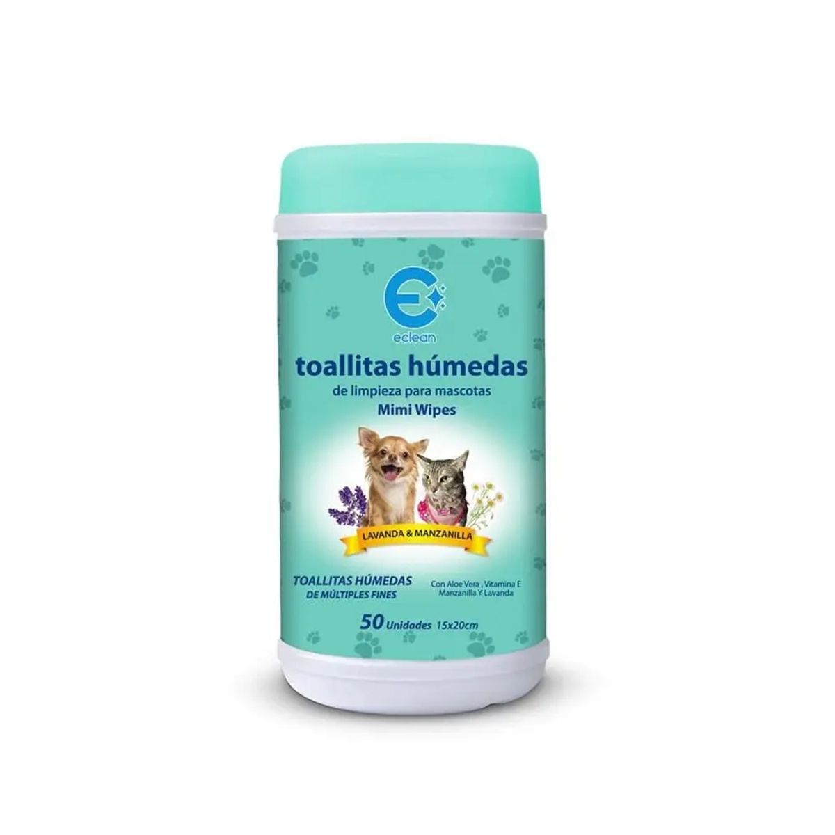 GENERICO - SET 4 dispensadores de toallitas húmedas para limpieza de mascotas