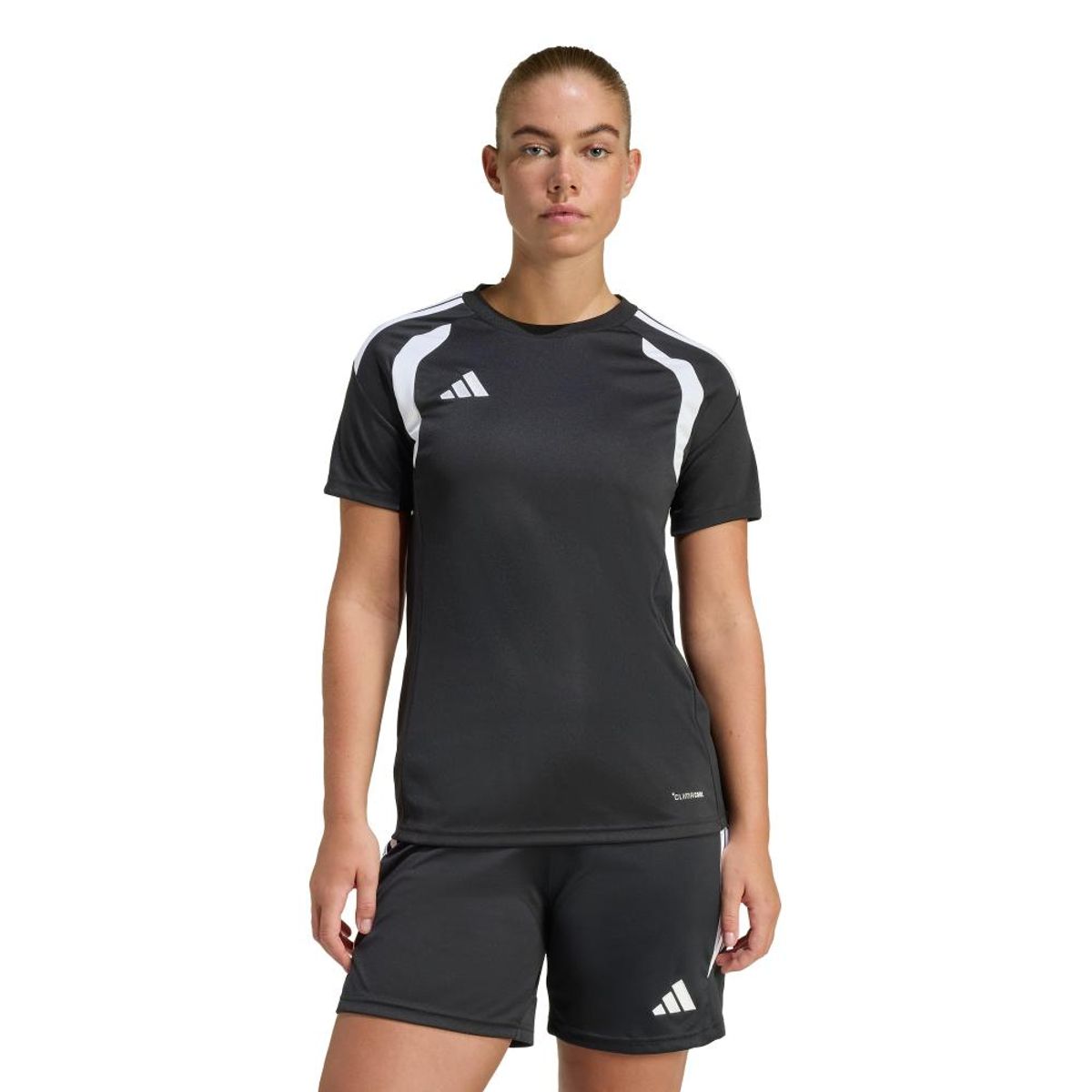 ADIDAS - Polera Manga corta Fútbol Tiro Mujer