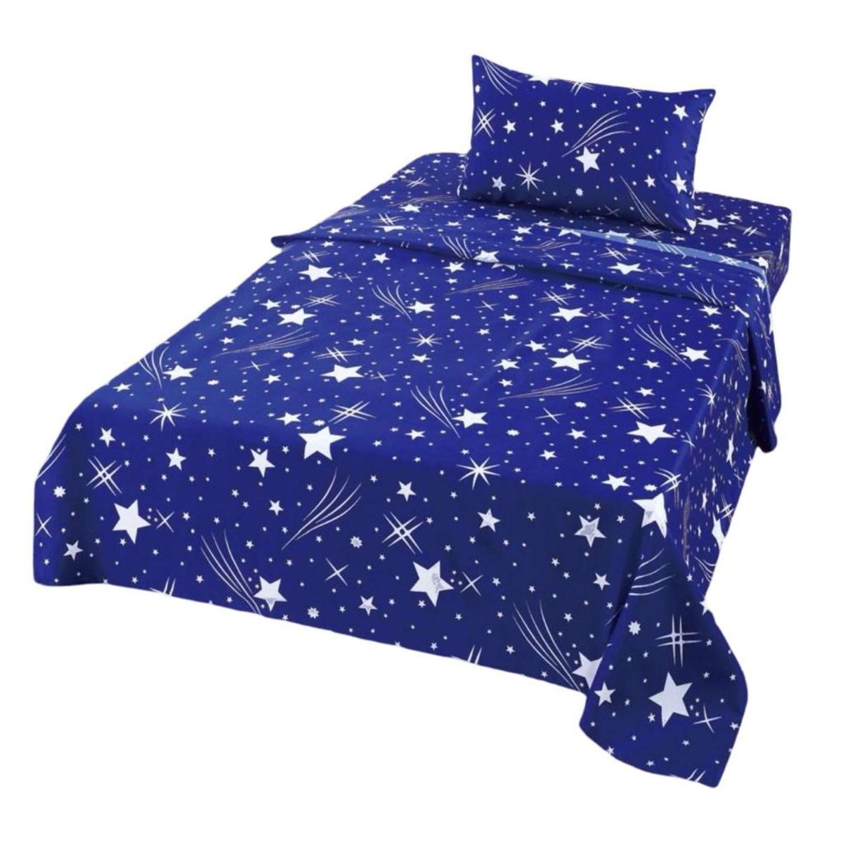 GENERICO - Sabanas infantil de verano Estrella 1 plaza MAS 1 ALMOHADA