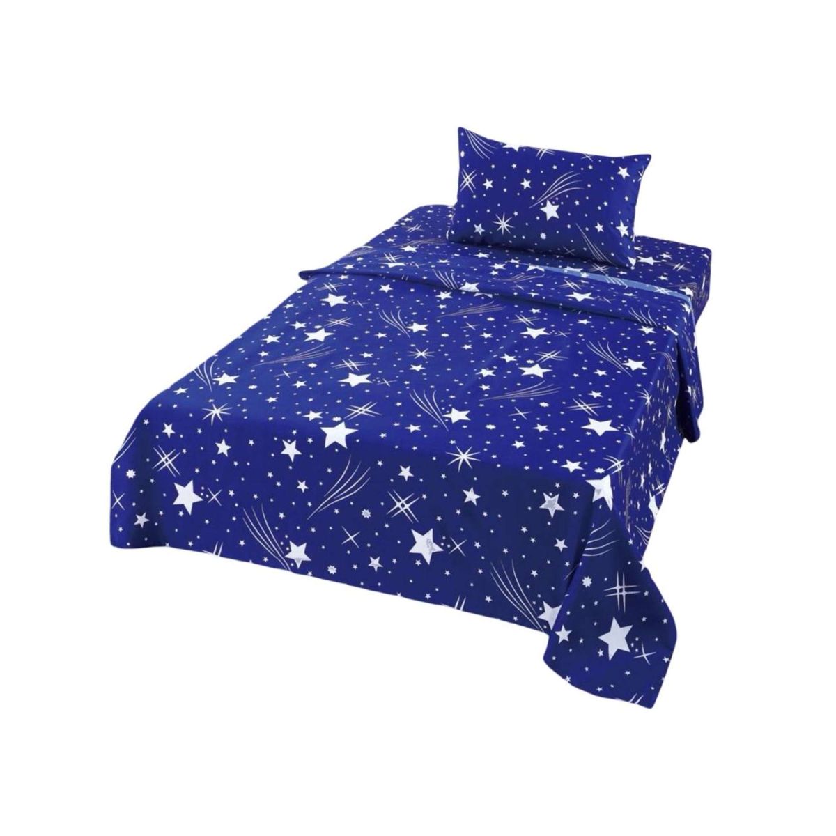 GENERICO - Sabanas infantil de verano Estrella 1 plaza MAS 1 ALMOHADA