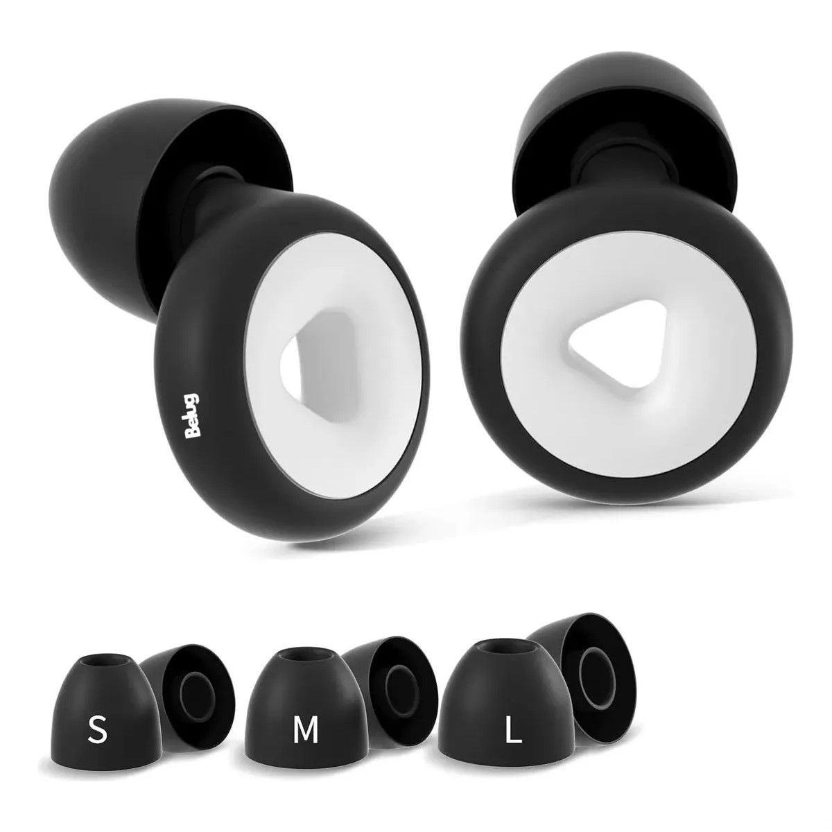 GENERICO - Tapón Antiruido Protector Auditivo Oidodormir 30db negro BELUG