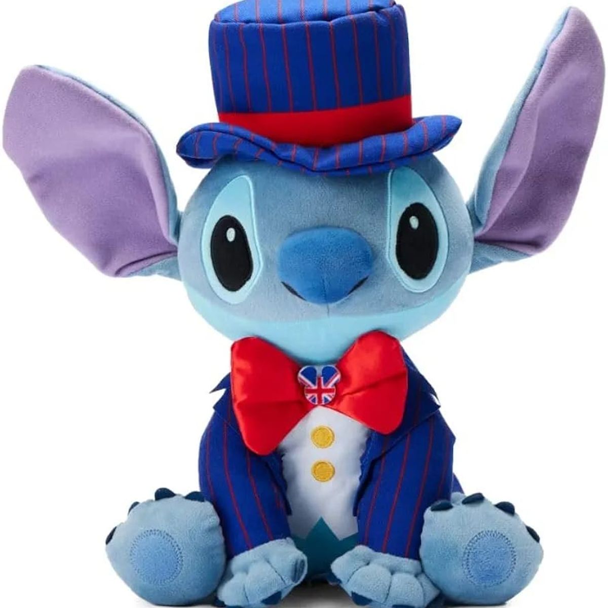 GENERICO - Peluche Stitch Londres - 35 cm Azul
