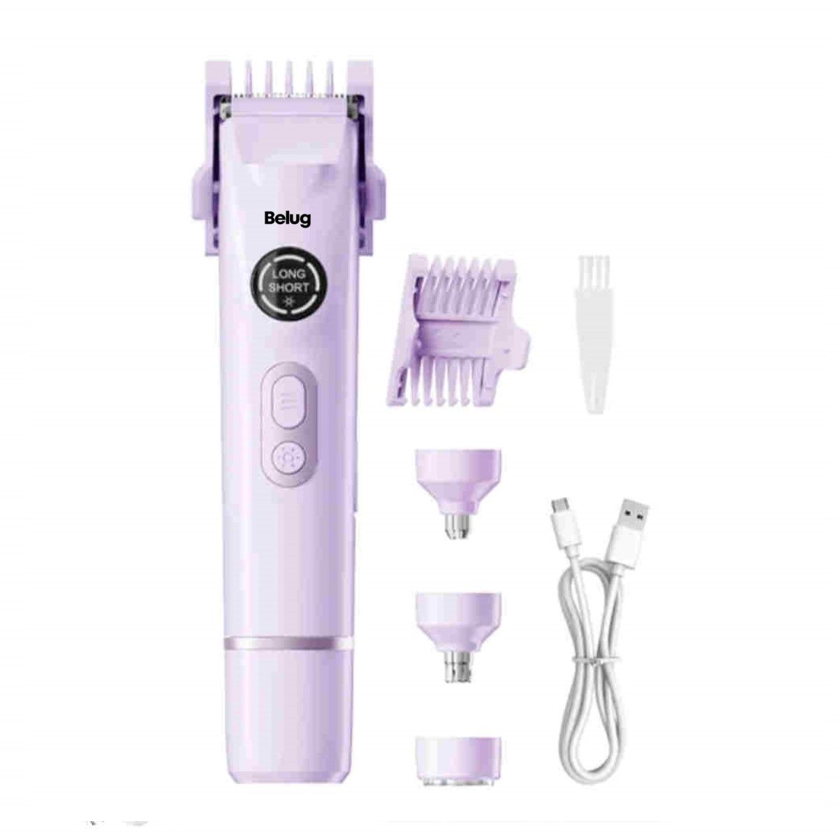 GENERICO - Depiladora De Bikini Paramujer Electricadoble Cabeza 4in1  VIOLETA BELUG