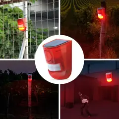 MOVI - Alarma Solar con Sensor de Movimiento 129 dB Exterior