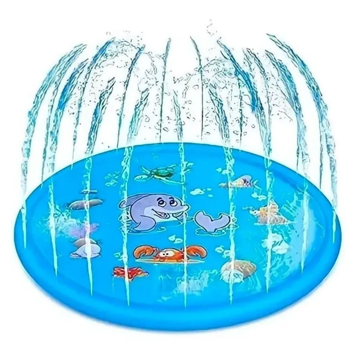 NO LOGO - Alfombra De Agua 1 Metro Piscina Lanza Chorros Niños