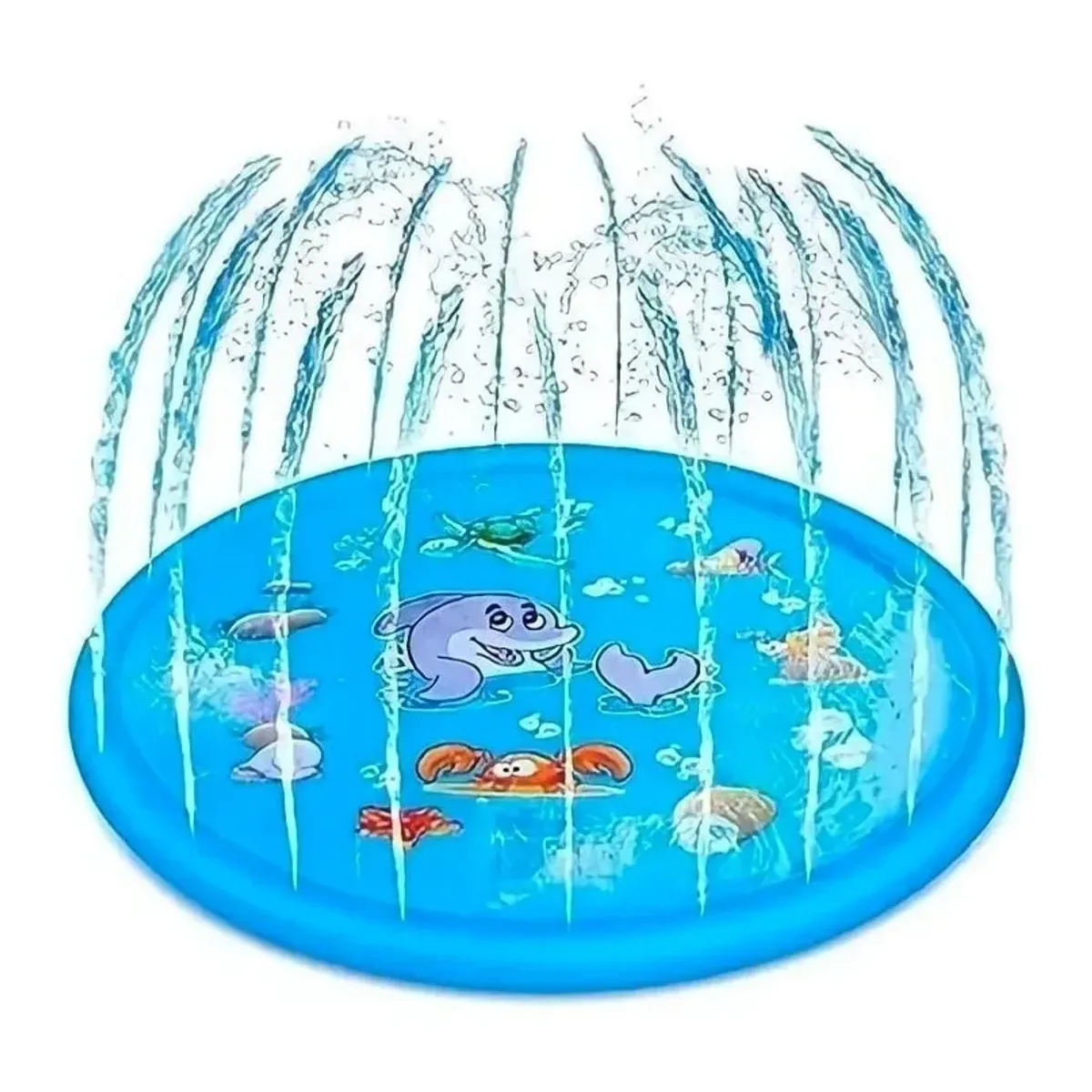 NO LOGO - Alfombra De Agua 1 Metro Piscina Lanza Chorros Niños