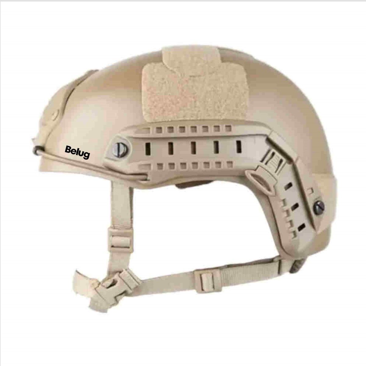 GENERICO - Casco Tactico Militar Ajustable Seguridad Al Aire Libre Color Coyote Talla talla unica Beige BELUG