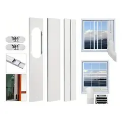 KUANGYE - Kit De Ventana Para Manga Aire Acondicionado Portatil 3 Pcs