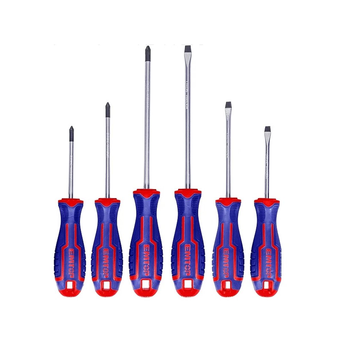 EMTOP - Pack De Destornilladores Emtop 6 Piezas ESST0602
