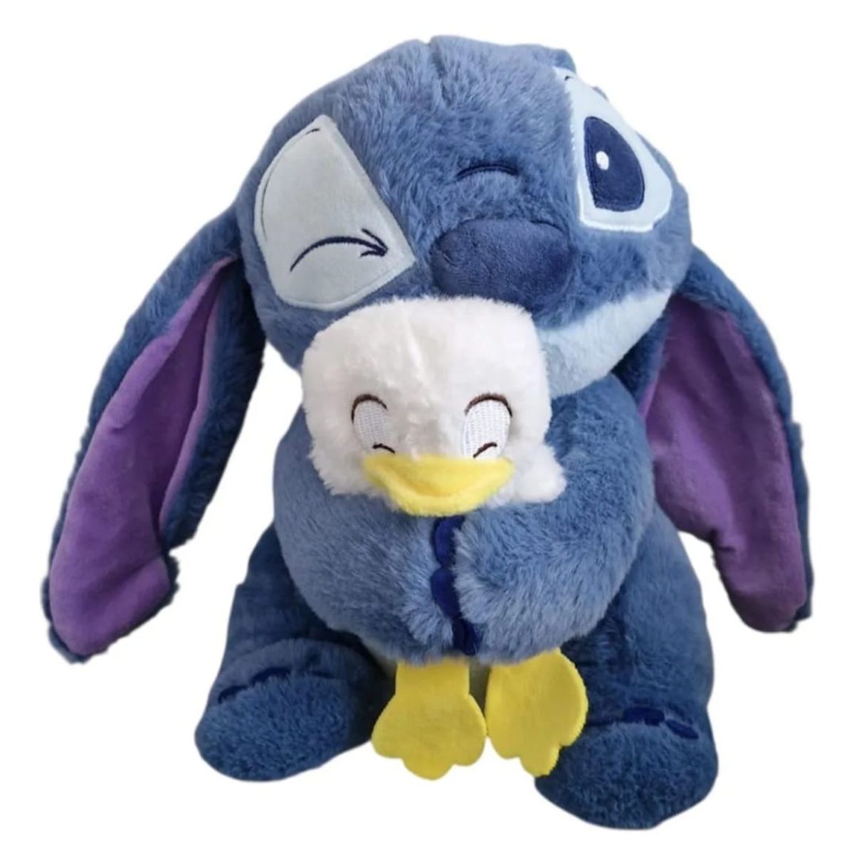 GENERICO - Peluche Stitch con Patito  - 35 cm