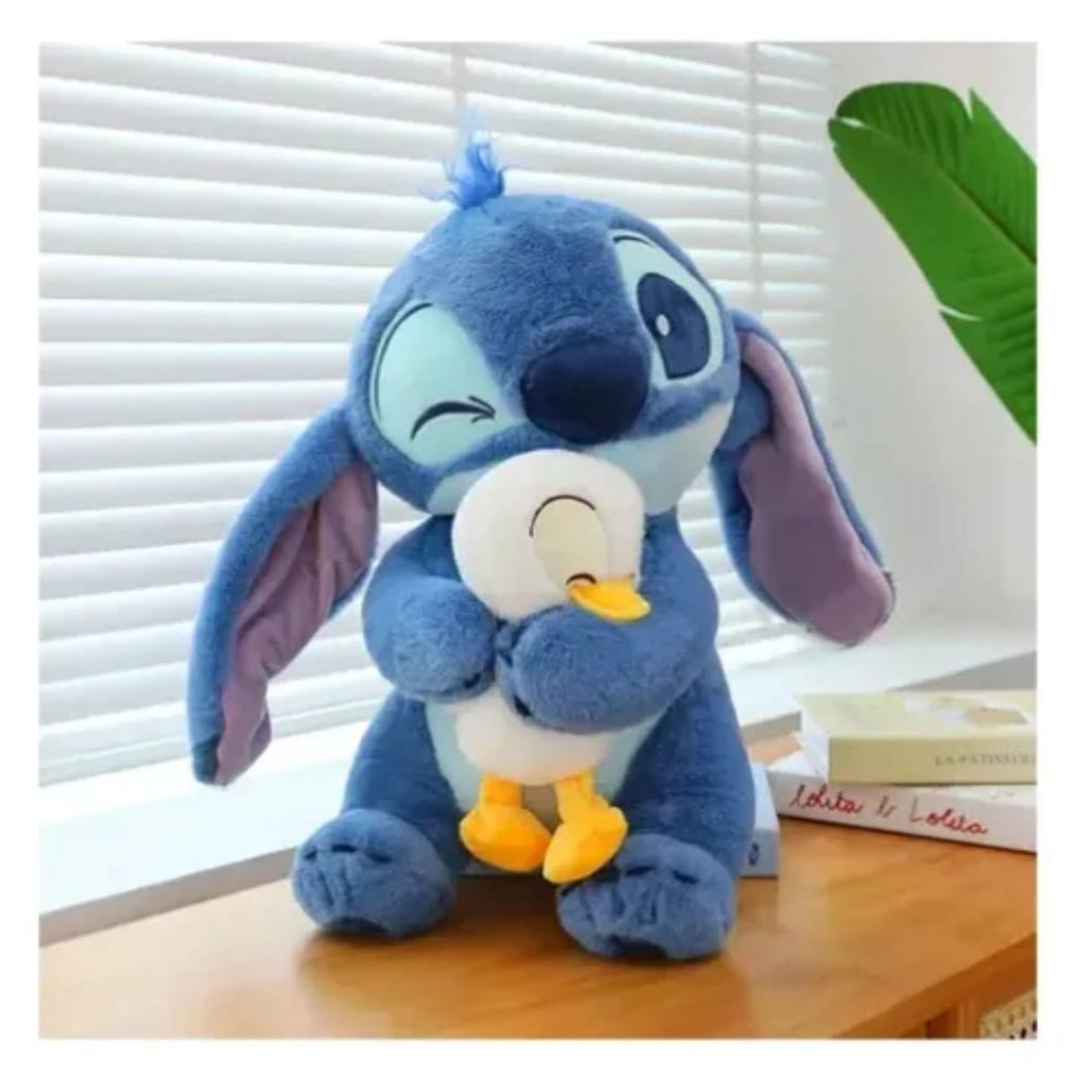 GENERICO - Peluche Stitch con Patito  - 35 cm