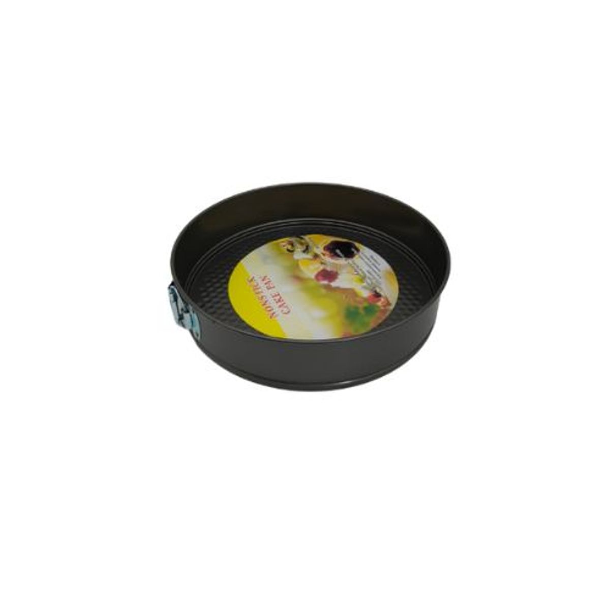 GENERICO - Molde Redondo Desmontable Negro 26×7 cm