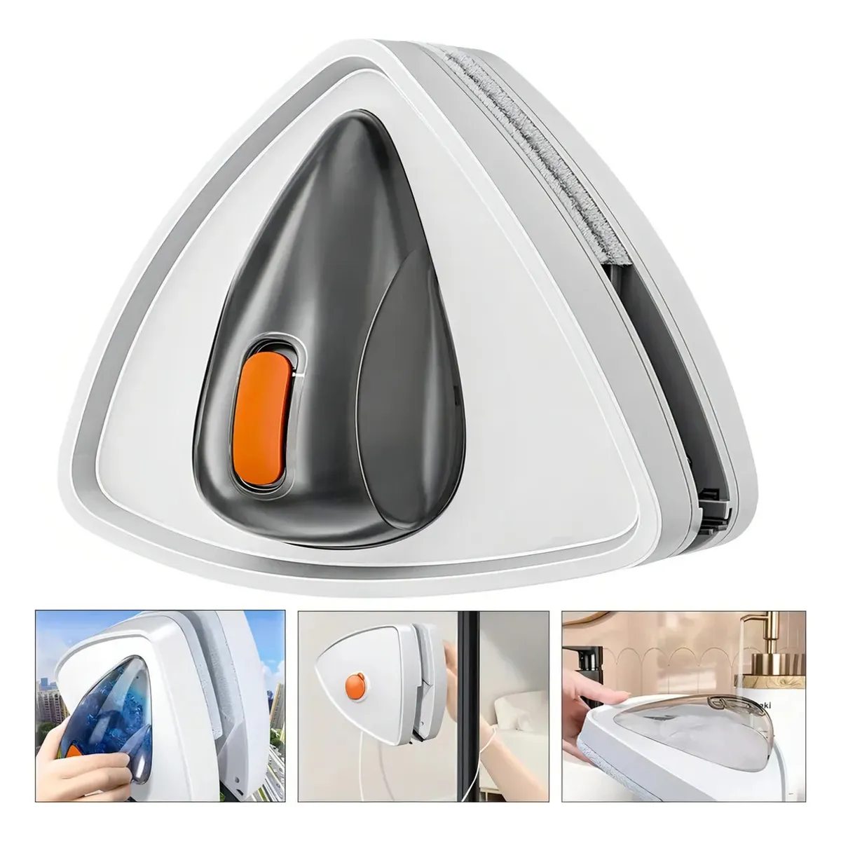 GENERICO - Limpia Vidrios Magnéticos Ventanas Termopanel Dispensador