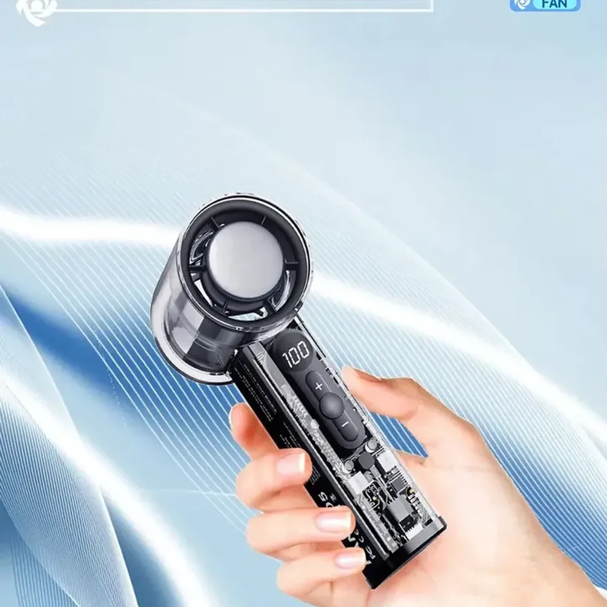 NO LOGO - Mini Ventilador De Mano Portátil 100 Velocidades 3000mah