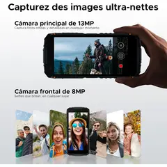 DOOGEE - Fire3 Celular 12GB+64GB Android 14 Smartphone-Verde